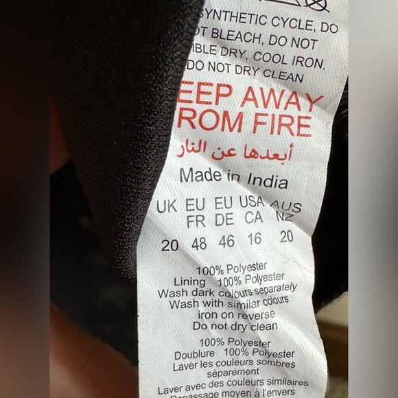 BOOHOO PLUS DOBBY MESH ANGEL SLEEVE MIDI DRESS size 16 Black - Picture 7 of 9